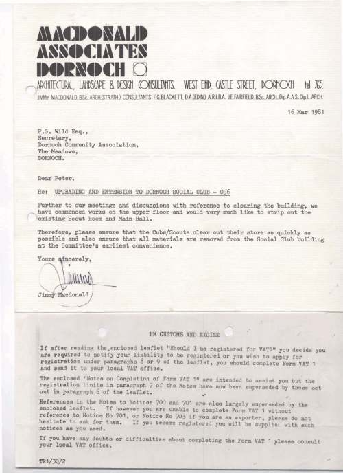 Dornoch & District Community Association