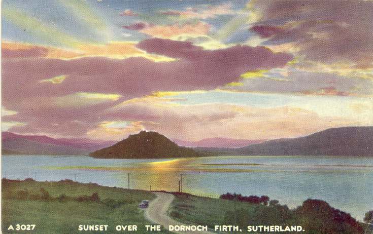 Furness Postcard Collection - Dornoch Firth with Dun Creich