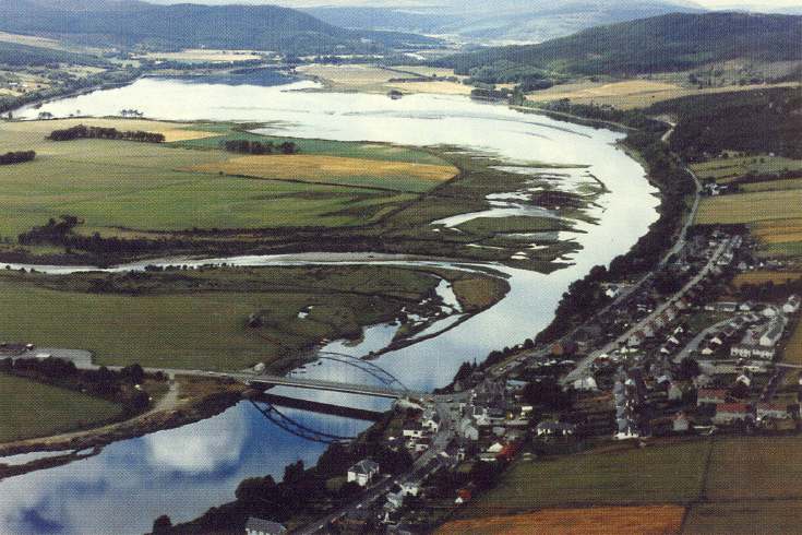 Furness Postcard Collection - Aerial views of Bonar Bridge