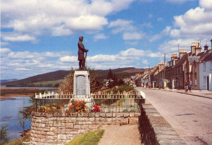 Furness Postcard Collection - War Memorial Bonar Bridge