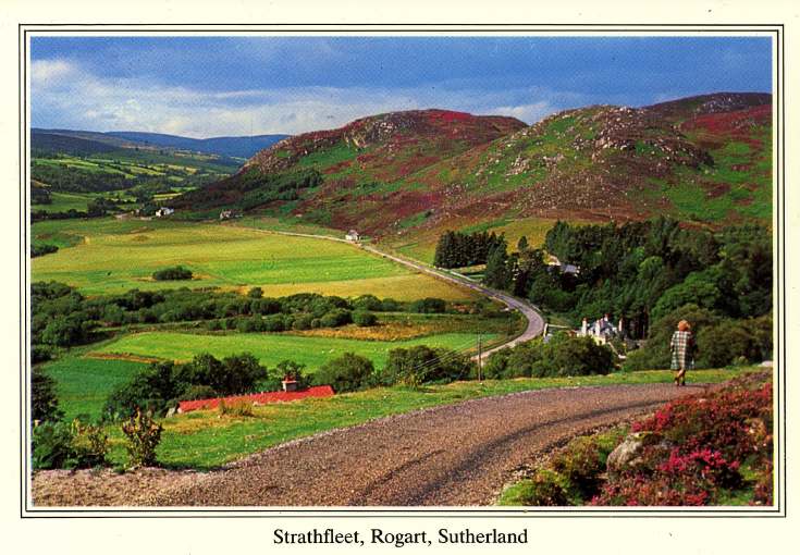 Furness Postcard Collection - Strath Fleet, Rogart