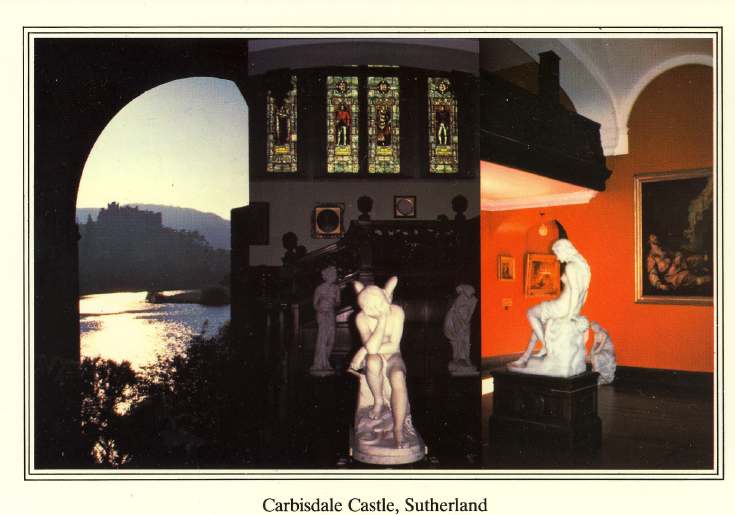 Furness Postcard Collection - Carbisdale Castle Interior