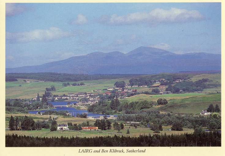 Furness Postcard Collection - Lairg and Ben Klibreck