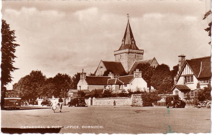 Cathedral and Post Office Dornoch