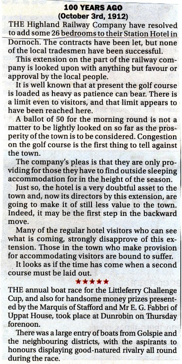 Additional 23 bedrooms to Station Hotel and annual boat race