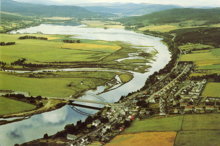 Furness Collection - Aerial View of Bonar Bridge