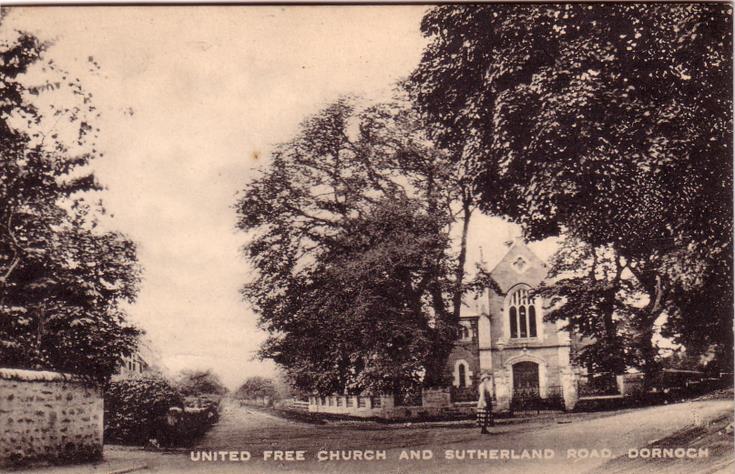 United Free Church and Sutherland Road, Dornoch