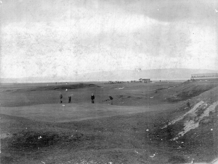 First Green Dornoch Golf Course 1895?
