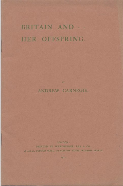 Britain and Her Offspring by Andrew Carnegie