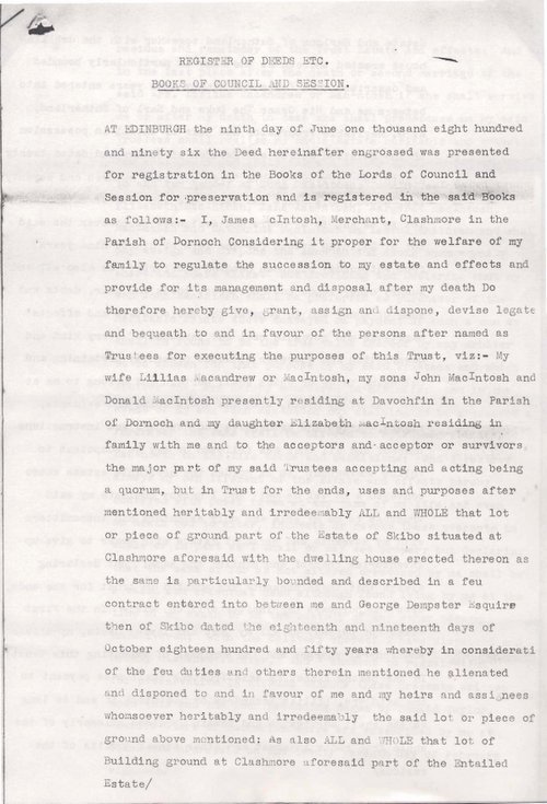 Register of deeds 1896