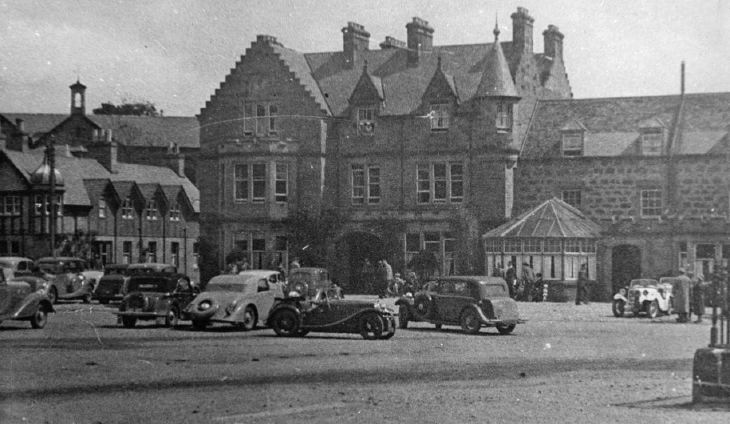 Car Rally at Sutherland Arms Hotel Dornoch