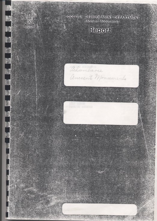 List of archaeological Sites for preservation 1983