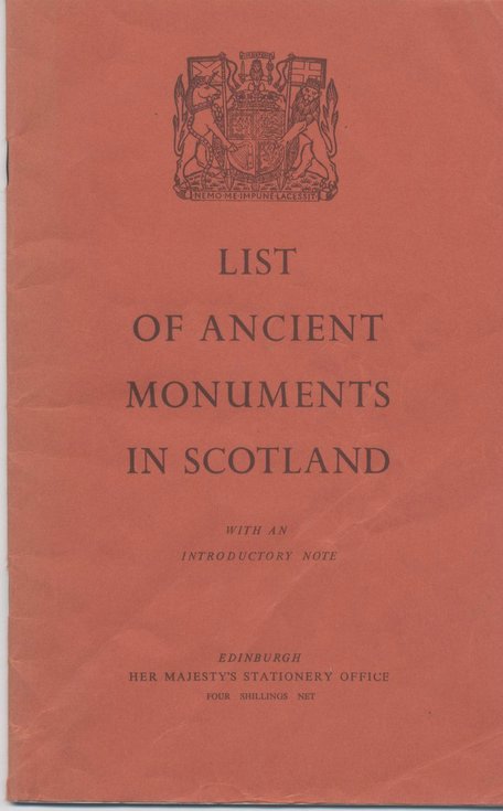 List of Ancient Monuments in Scotland 1955