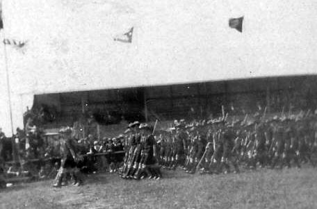 Scouts on parade