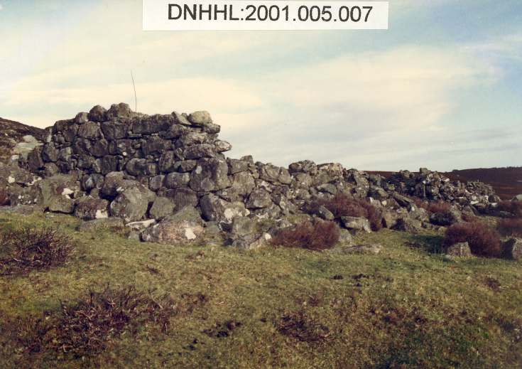 Crask settlement and Creagan Asdale hut circle