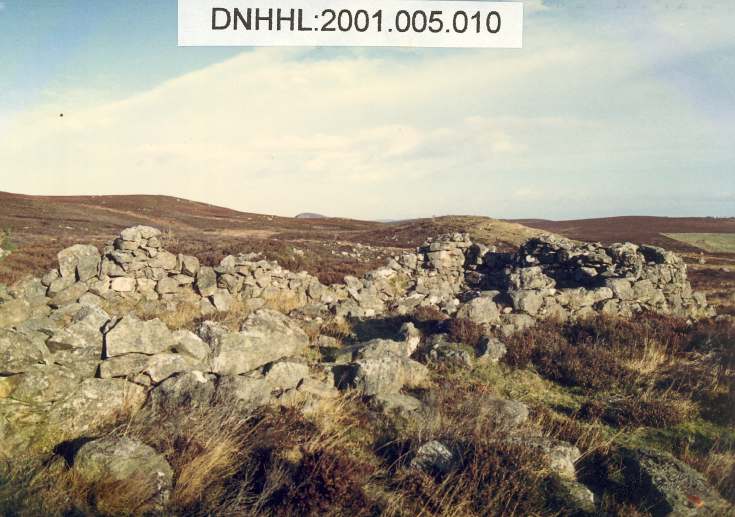 Crask settlement and Creagan Asdale hut circle