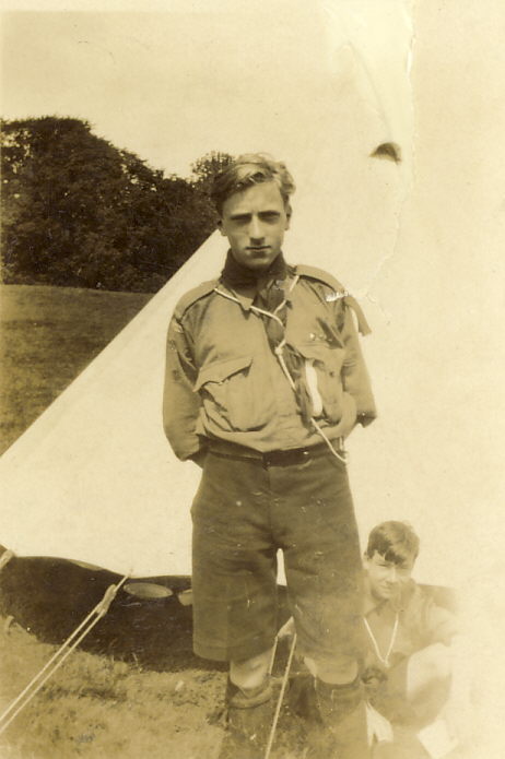 Scout Patrol Second at camp