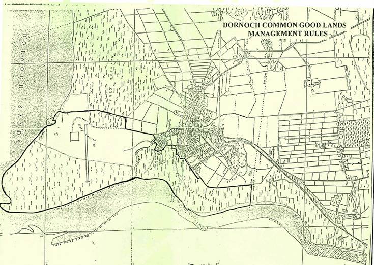 Papers relating to Dornoch Common Good Lands
