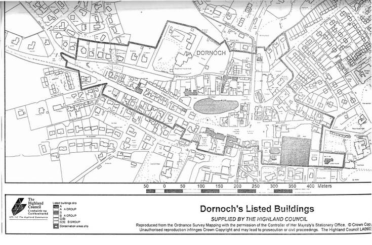 Listed Buildings Dornoch 1984
