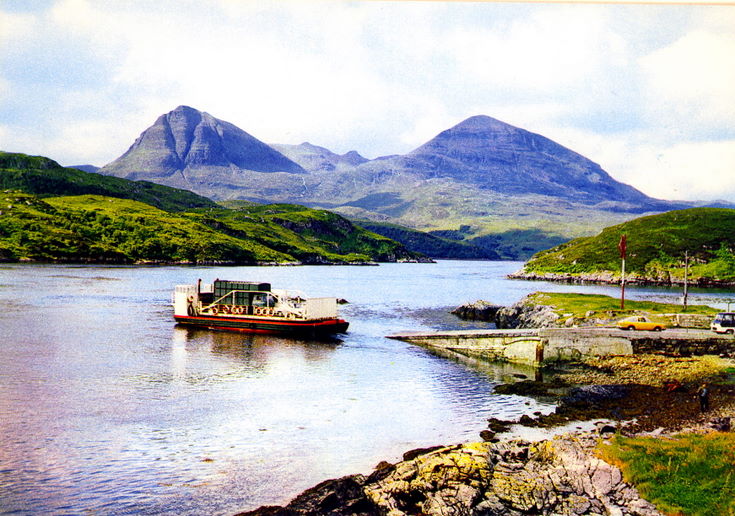 Ferry crossing at Kylesku