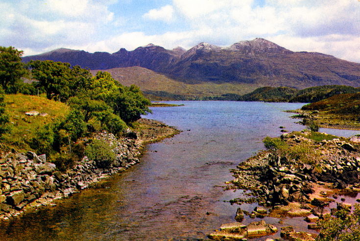 Quinag from the River Inver