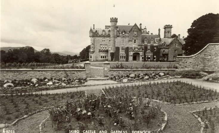 Skibo Castle and gardens