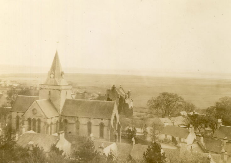 Dornoch Cathedral from the area of the Burghfield hotel