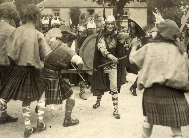 Mock battle 1928 Pageant