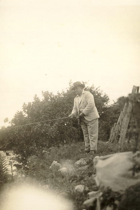 Mr Hardie fishing