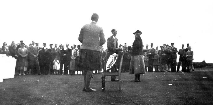 Golf competition presentation - at Skibo?