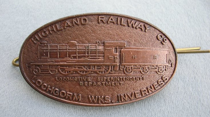Lochgorm Works, Inverness Railway Badge