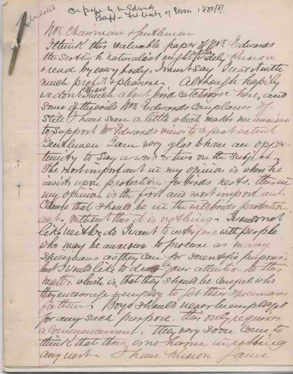 Notes on wild birds 1881
