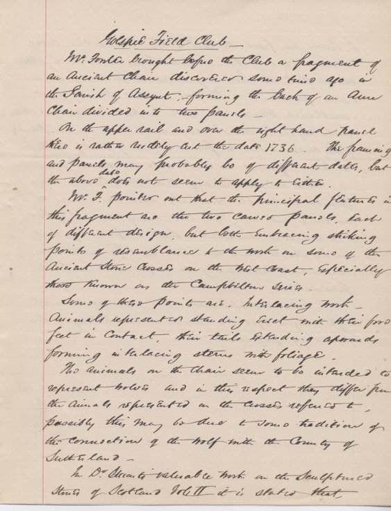 Notes on an early 18th century chair