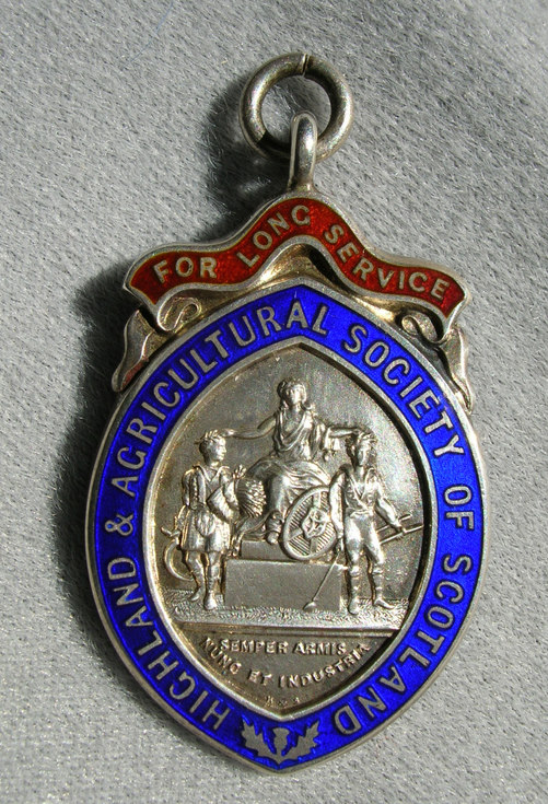 Long service agricultural medal