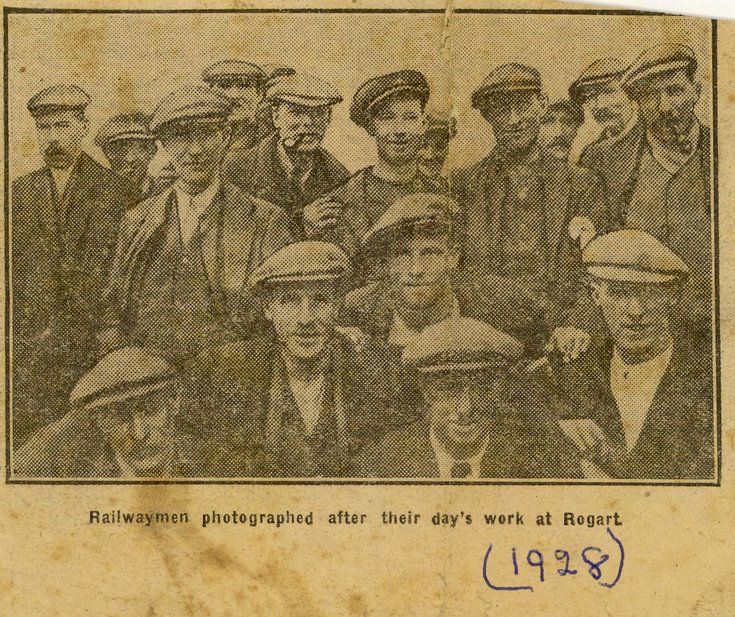 Railwaymen after their day's work