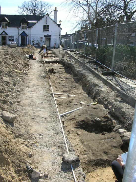 Ground work development of old Sutherland Arms Hotel Site