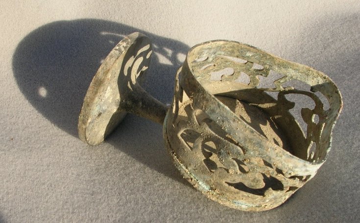 Metal scorce found on old Sutherland Arms Hotel site