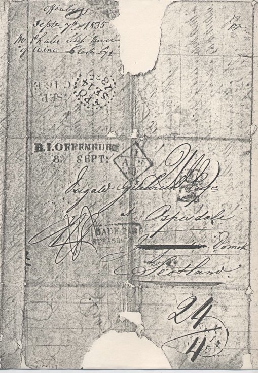 ? Delivery notice to Dugald Gilchrist
