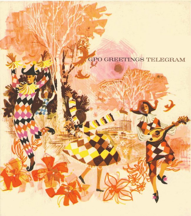 Greetings telegram card