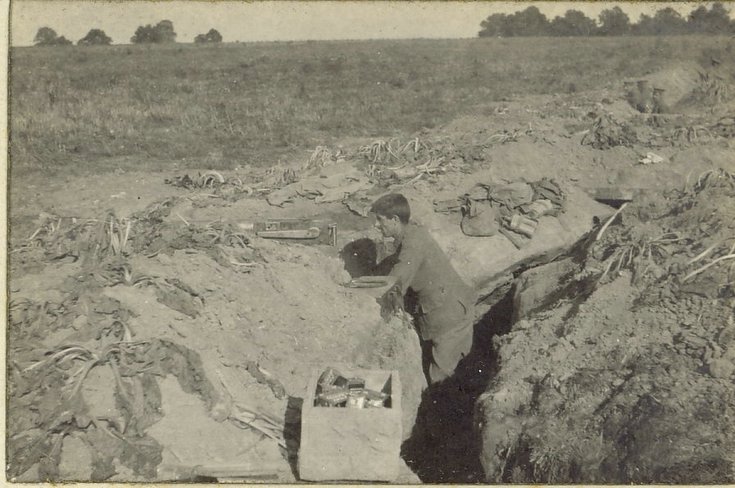 Front trench at St. Marguerite