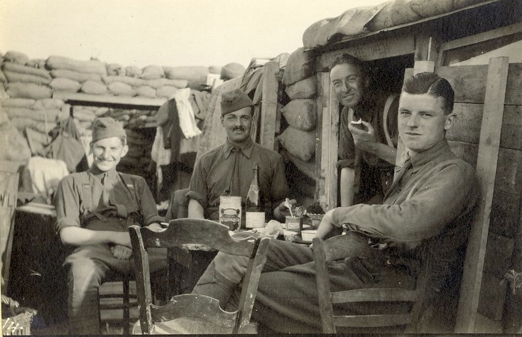Afternoon tea ~ ‘C’ Company officers