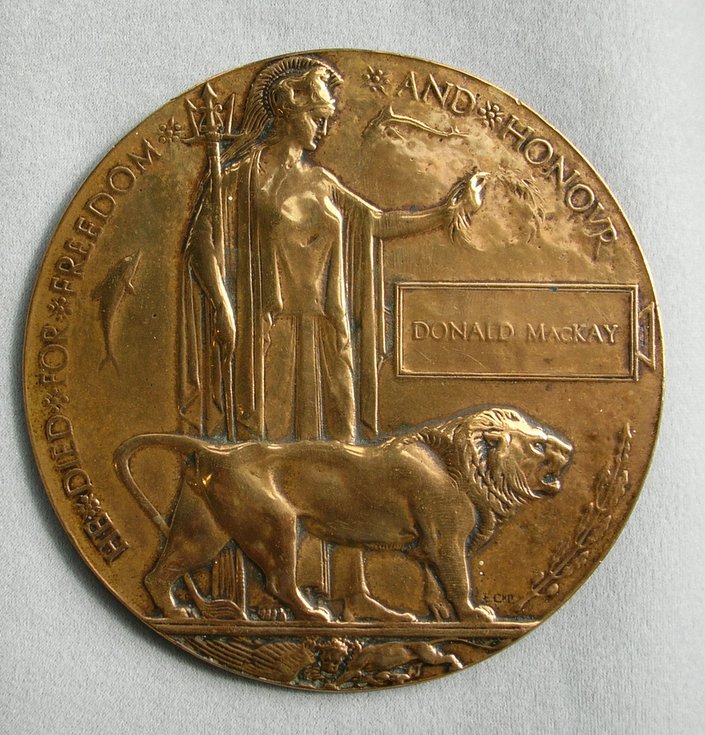World War 1 Plaque Killed in Action