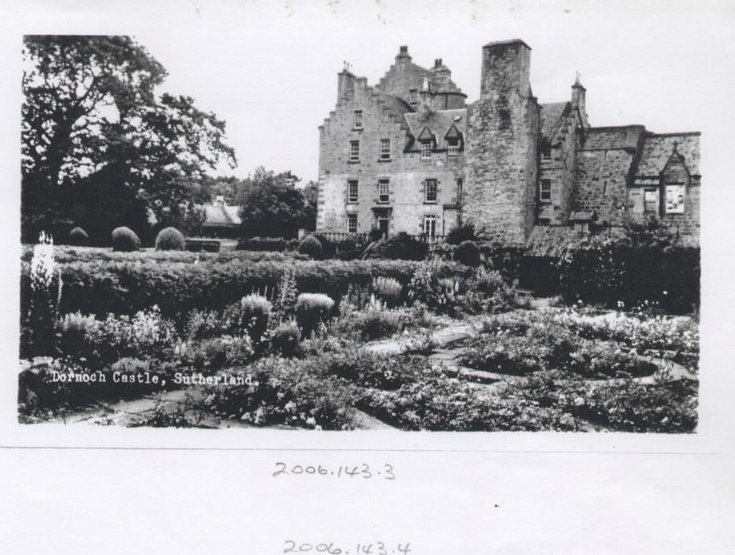 Dornoch Castle and gardens