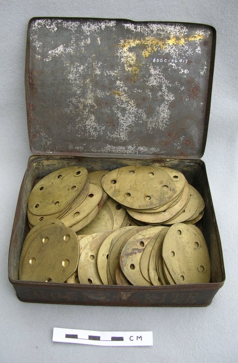 Brass golf club base plates
