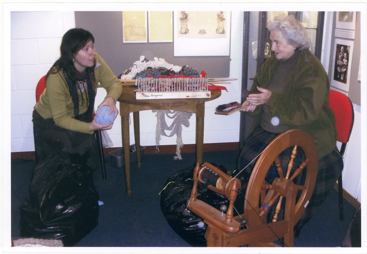 Spinning day at Historylinks 27 October 2009