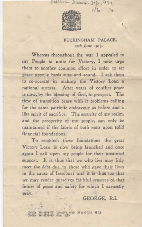Letters relating to allotments 1922