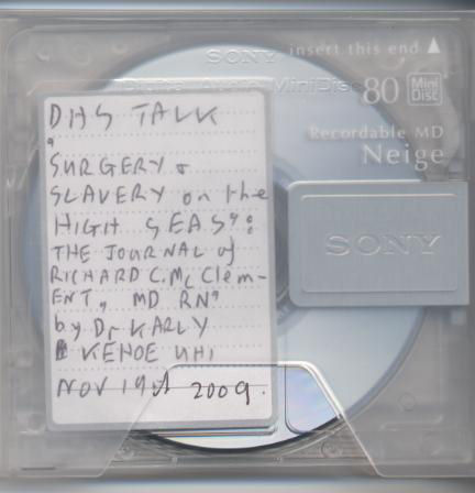 Recording of Heritage Society Talk Surgery & Slavery