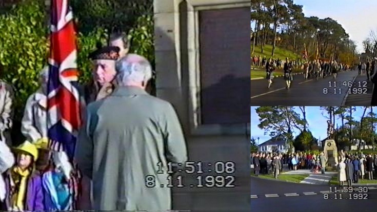 Armstice day service and re-dedication of War Memorial 1992