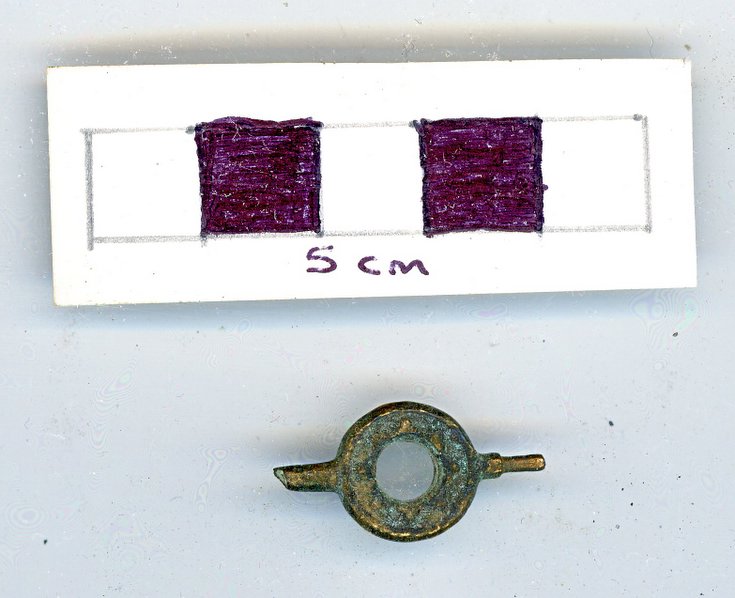 Objects discovered on Pitgrudy Farm - watch winder
