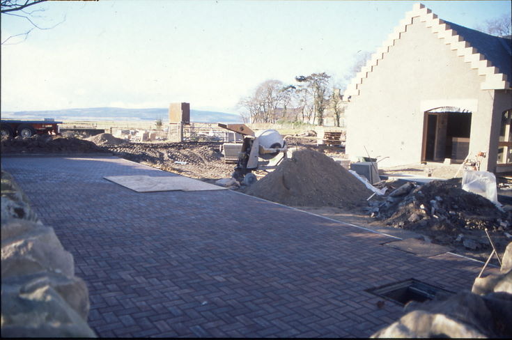 Historylinks car park paving completed 1997